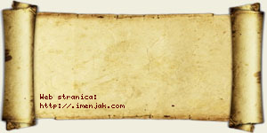 Hana Bogosavljević vizit kartica